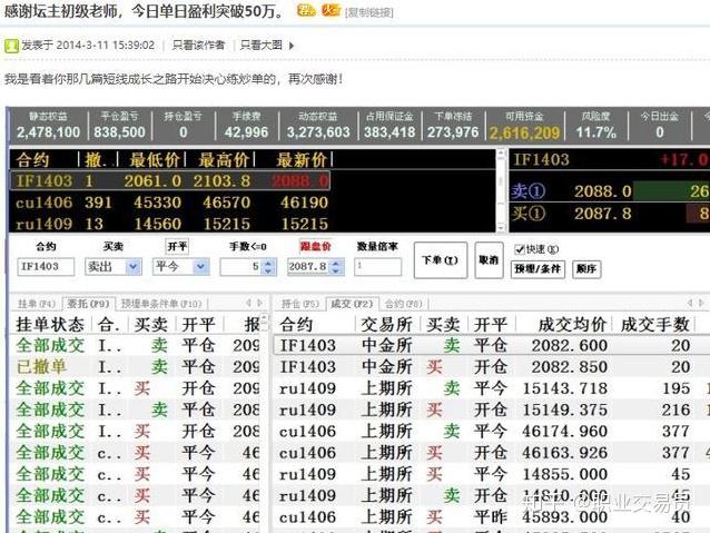 期货炒单是什么意思